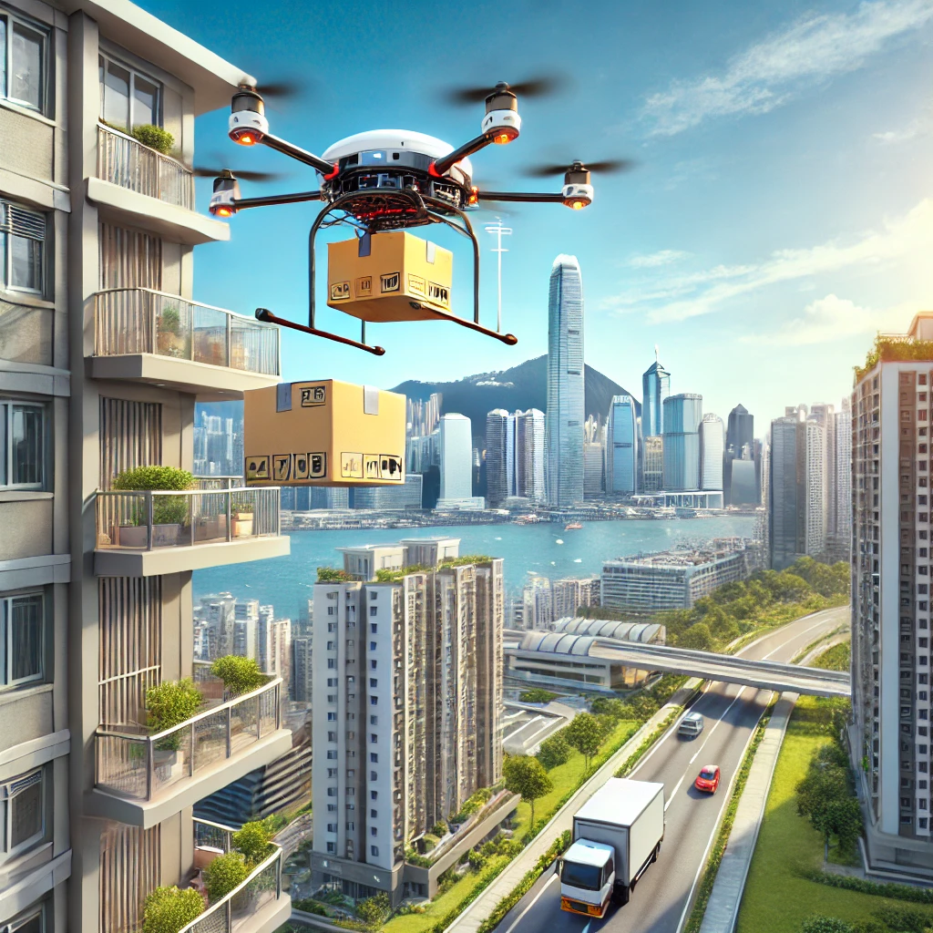 Livraison par drone à Hong Kong : l'avenir est là